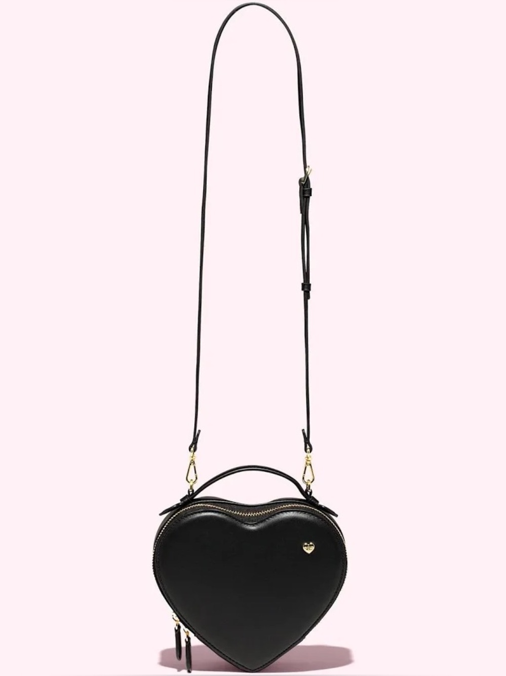 NWT Stoney Clover Lane Heart Faux Leather Mini Crossbody Bag